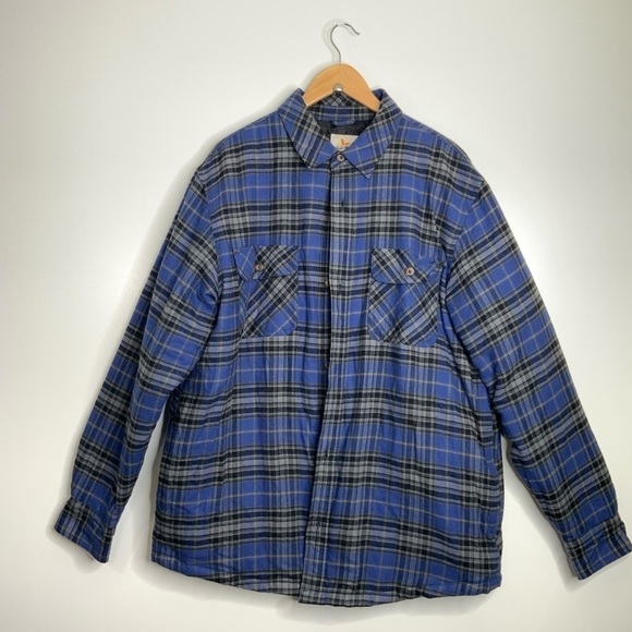 FIELD and Stream Shacket. Size XL. Blue and Gray. - Picture 2 of 5